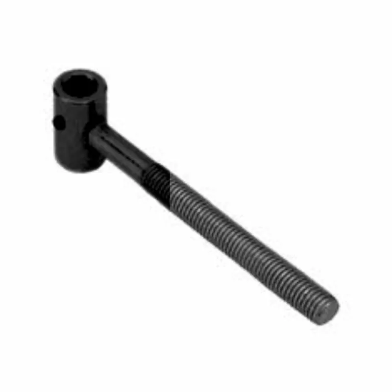 Cardine a vite sinistro H11831.20.93 Agb per imposte, diametro foro 12 mm, filetto 12MAx100 mm, altezza 30 mm, Acciaio finitura Black Powerage Must-Have