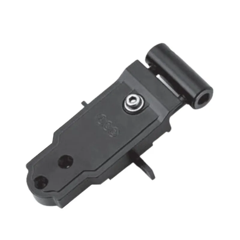 Cerniera Regolabile a battente H01942.08 AGB Abaco per squadro e bandella verticale, Sinistro, dimensione 108x47,5x12 mm, Zama finitura Black Powerage Betaalbaar