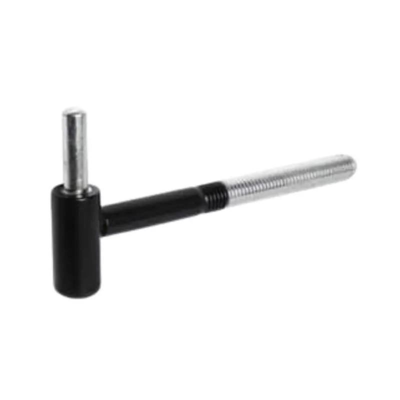 Cardine a vite H00928.04 AGB Abaco per imposte, diametro 8,9 mm, perno filettato M12, lunghezza gambo 175 mm, Acciaio finitura Black Powerage Meest Verkocht