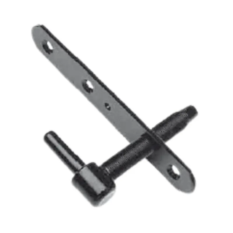 Cardine a vite H00925.45 AGB Abaco per imposte, diametro 8,9 mm, perno regolabile 12-45 mm, piastra larga 24 mm, Acciaio finitura Black Powerage Betrouwbaar