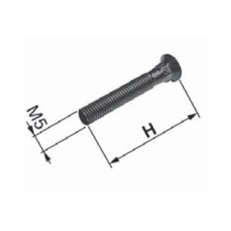Vite antieffrazione H00916.45 AGB Abaco per bussola M5, dimensione M5 x 45 mm, cava esagonale, Acciaio inox Nero Goedkoop