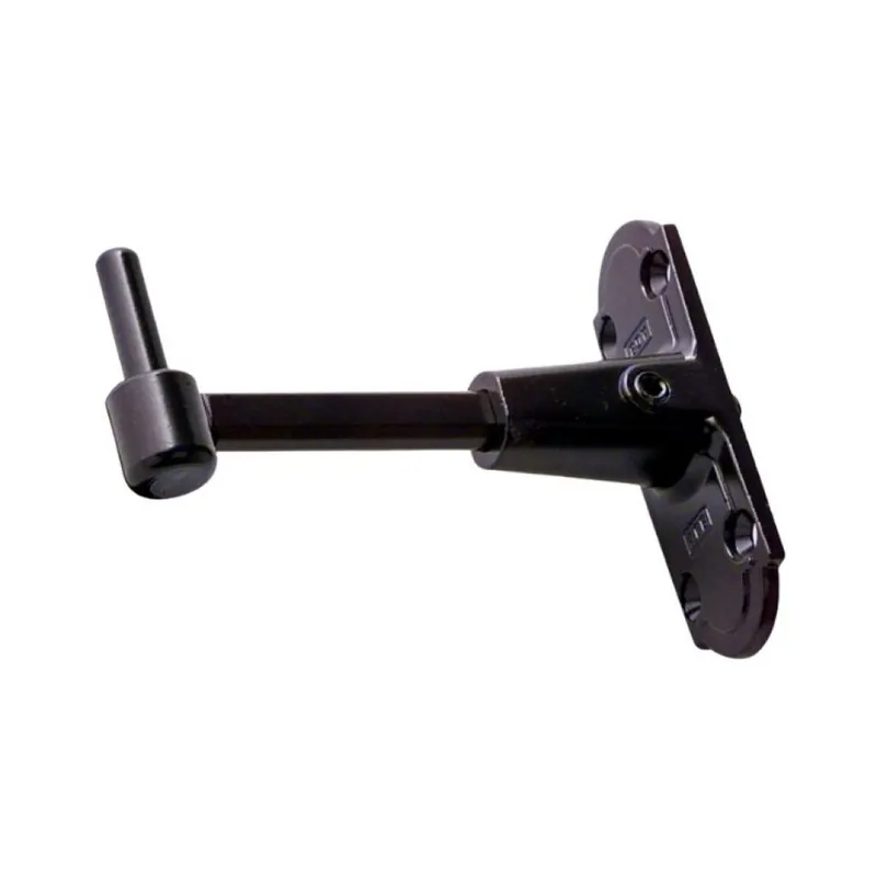 Cardine monoblocco H00912.01 AGB Abaco per imposte, diametro 8,9 mm, perno regolabile 56-85 mm, piastra 100x36 mm, Acciaio finitura Black Powerage Rechtstreeks Van De Fabrikant