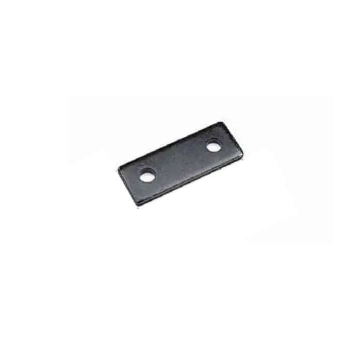 Betrouwbaar Spessore per guida asta e ganci di chiusura AGB H00901.44.93 Abaco, spessore 4 mm, finitura Black Powerage