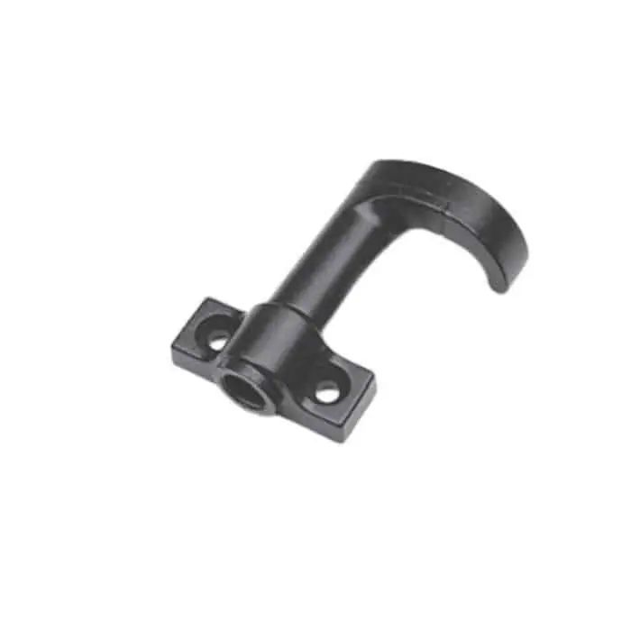 Gancio di chiusura curvo Sinistro AGB H00901.40.93 Abaco, spessore 0 mm, finitura Black Powerage Betaalbaar