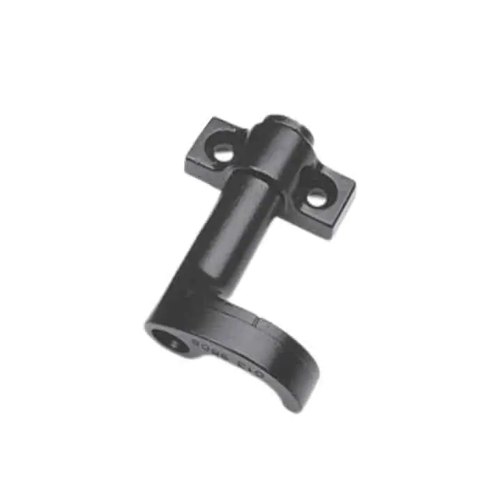 Aanbieding Gancio di chiusura curvo Destro AGB H00901.41.93 Abaco, spessore 0 mm, finitura Black Powerage