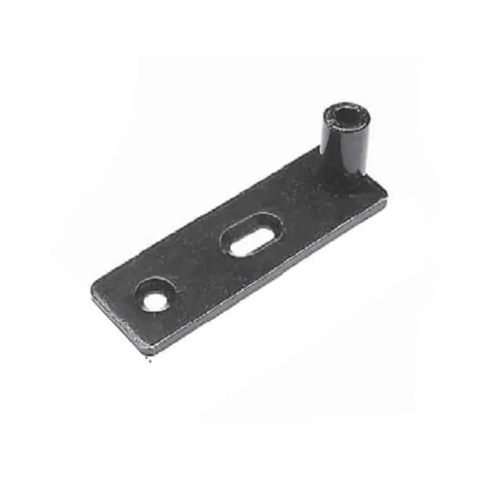 Meest Verkocht Perno di chiusura con piastra lunga AGB H00901.17.93 Abaco, finitura Black Powerage