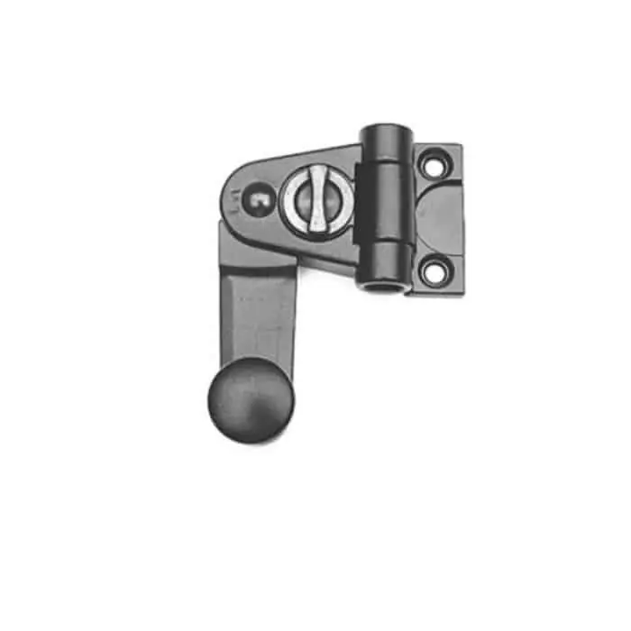 Spagnoletta ridotta AGB H00901.05.93 Abaco, spessore 0 mm, finitura Black Powerage Op = Op