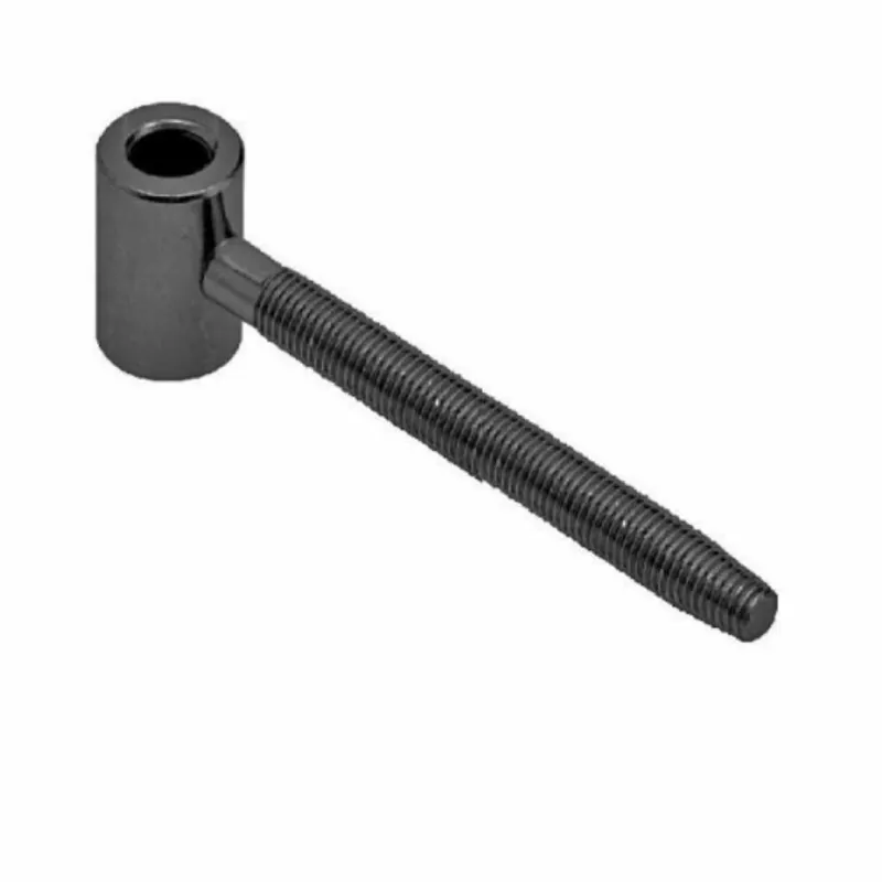 Alleen Vandaag Cavallotto in asse AGB per cardine con gambo, diametro foro 12 mm, esterno 20 mm, altezza 30 mm, Acciaio finitura Nero