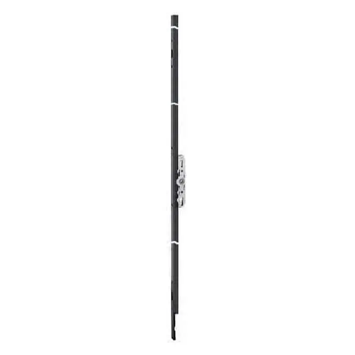 Serratura per Alzante standard AGB, entrata 27,5 mm, anta 1770-2150 mm, altezza maniglia 1000 mm, colore alluminio argento Bestseller