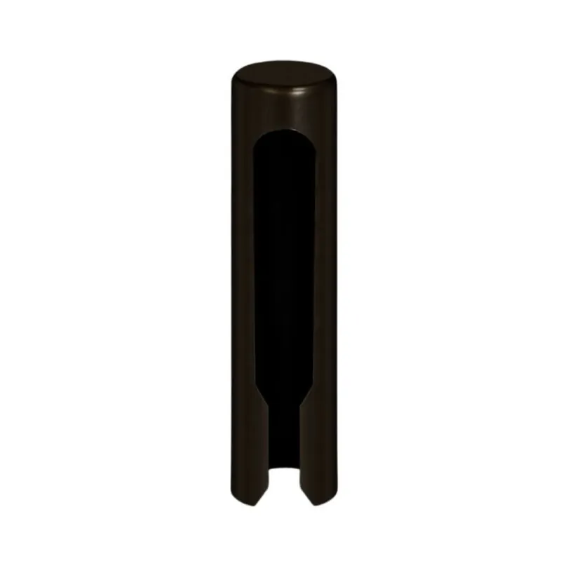 Flitsaanbieding Copertura piana E02151 AGB per cerniera registrabile Zenit, diametro 16 mm, altezza 77 mm, Abs finitura Nero Opaco
