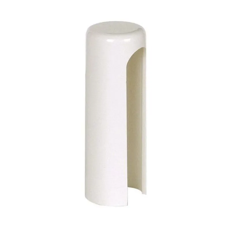 Copertura piana E01151 AGB per cerniera registrabile 3D, diametro 14 mm, altezza 46,5 mm, Abs finitura Bianco Hoge Kwaliteit