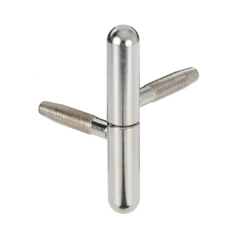 Cerniera anuba prolungata E00198 AGB per legno, diametro 14 mm, altezza 82,5 mm, Acciaio finitura Nichelato Fabrieksprijs