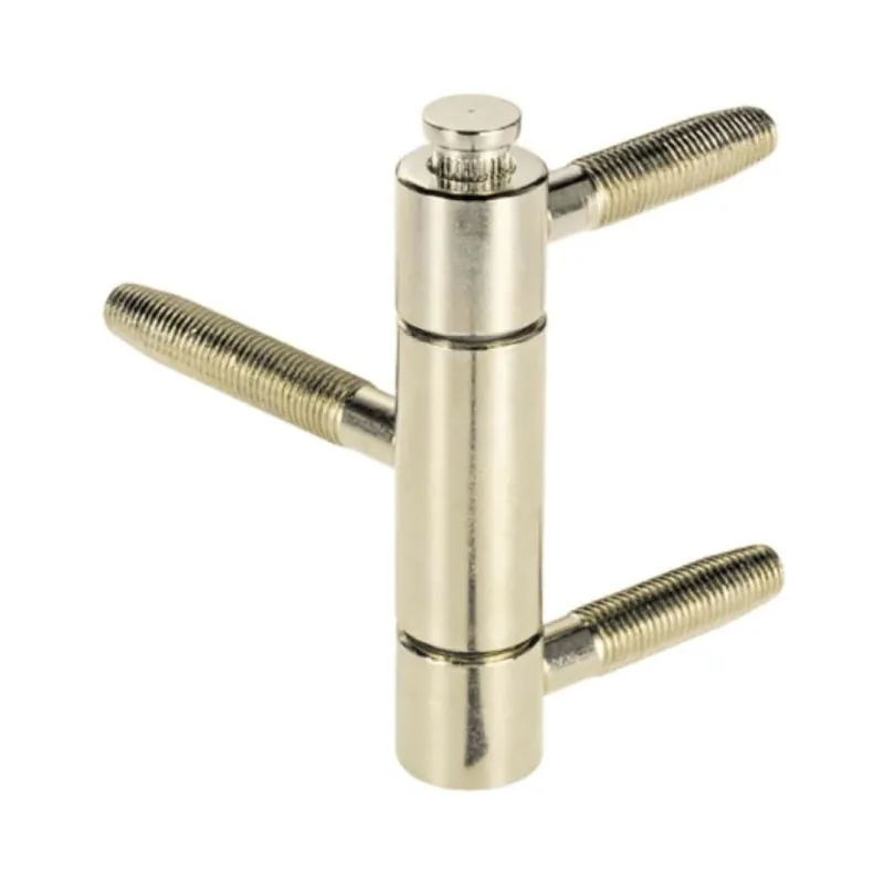 Dagaanbieding Cerniera Tria Maxi E00170 AGB per porta in legno, diametro 20 mm, altezza 87,5 mm, 3 gambi da 45-60 mm, Acciaio finitura Zinco Tropical