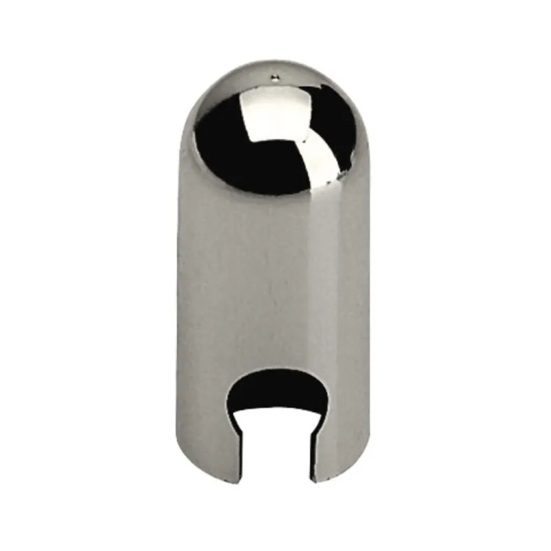 Veilige Betaling Copertura bombata E00137 AGB per cerniera anuba diametro 13 mm, altezza 30 mm, Abs finitura Nichelato
