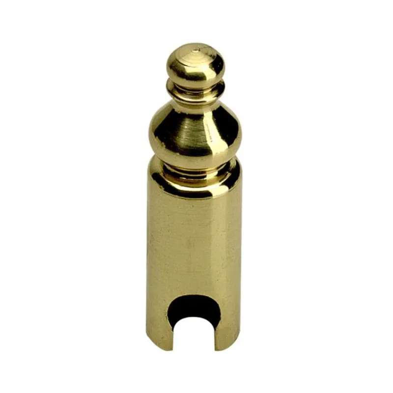Copertura barocco E00134 AGB per cerniera anuba diametro 13 mm, altezza 45 mm, Ottone finitura Lucido Verniciato Fabrieksprijs