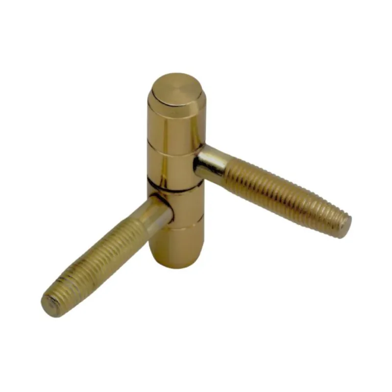 Cerniera anuba E00124 AGB per legno, diametro 13 mm, altezza 46,5 mm, Ottone finitura Satinato Bestel Nu
