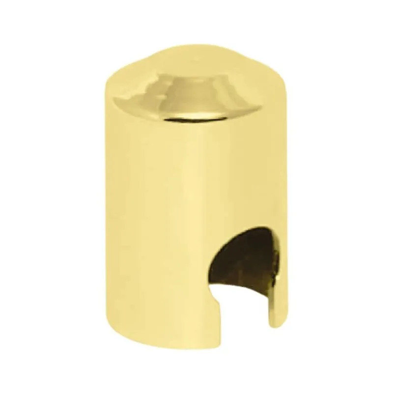 Op = Op Copertura piana E00123 AGB per cerniera anuba diametro 13 mm, altezza 22,5 mm, Abs finitura Ottonato