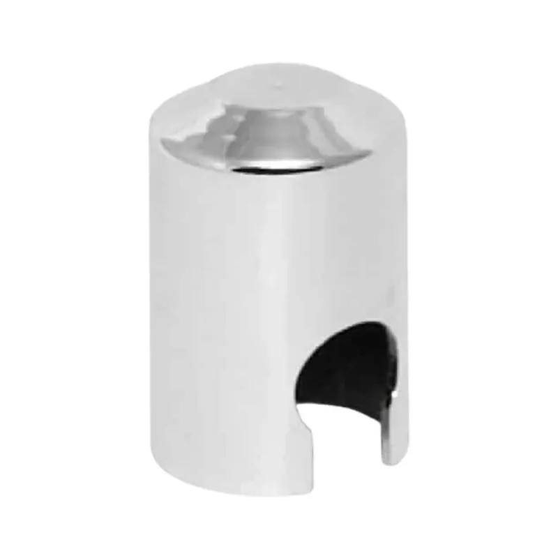 Copertura piana E00123 AGB per cerniera anuba diametro 14 mm, altezza 25 mm, Abs finitura Nichelato Voordeelprijs