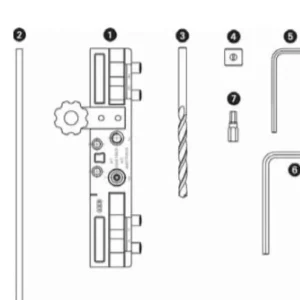 Aanbieding AGB kit dime per cerniere Zenit diametro 20 per porta a battente