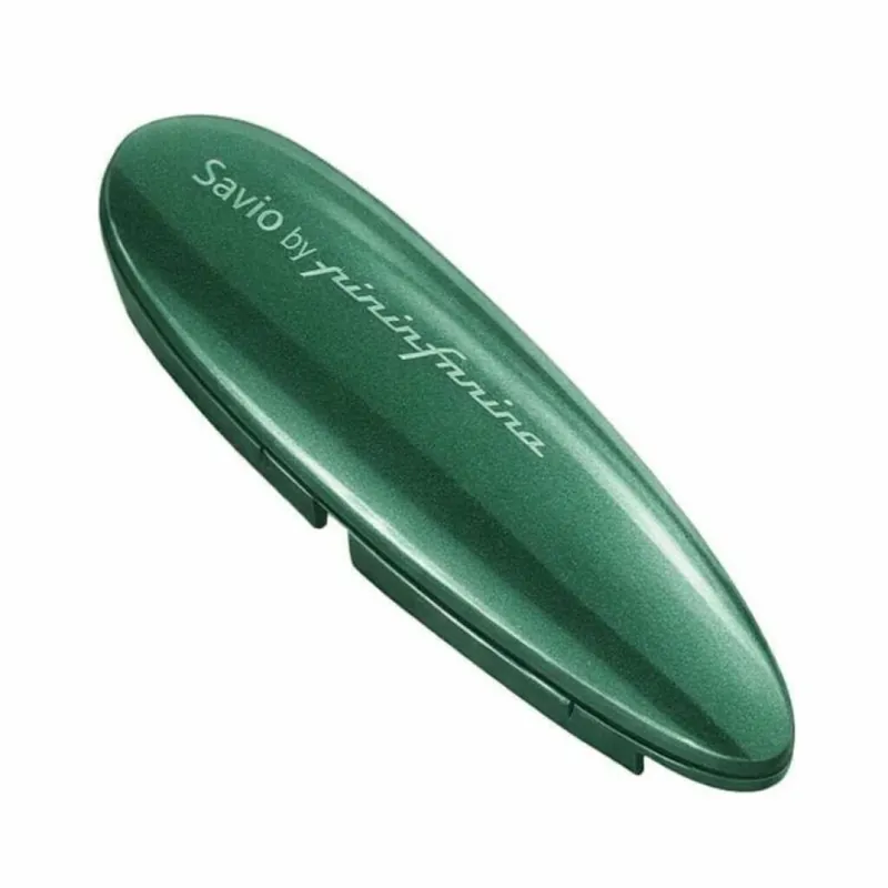 Superprijs Lente in tecnopolimero Savio 880.701, per cremonese Gioconda, a incastro sul manico, finitura Verde Metallizzato