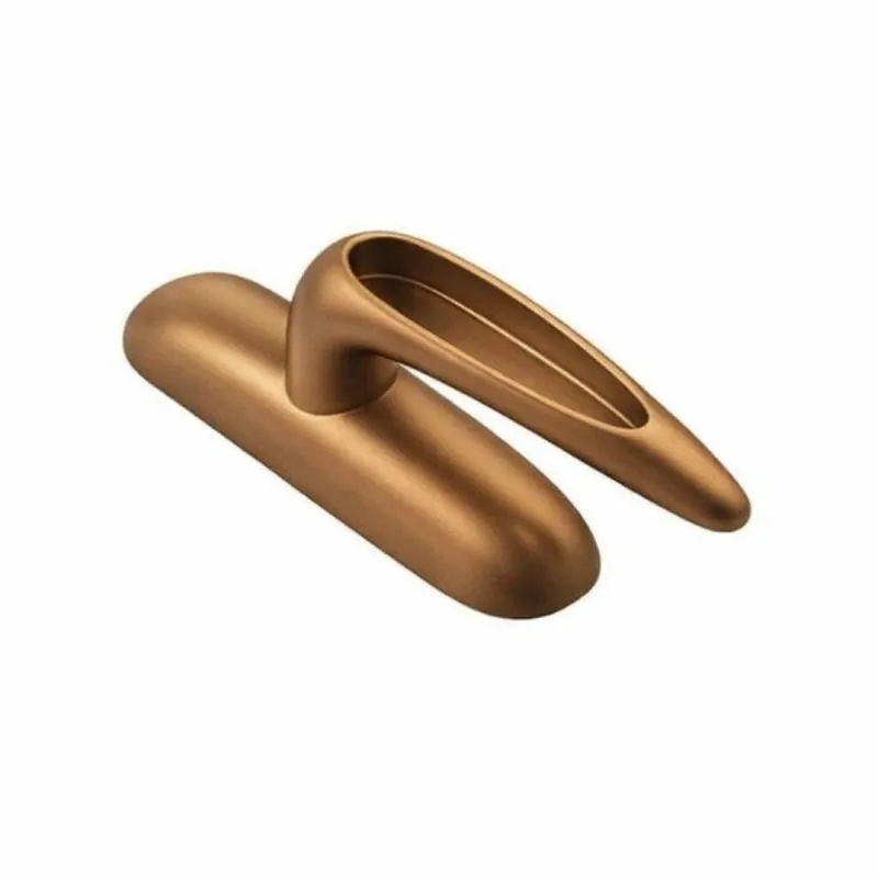 Must-Have Cremonese Gioconda Savio 880.2, per anta battente, dimensioni 37x143 mm, finitura Bronzo