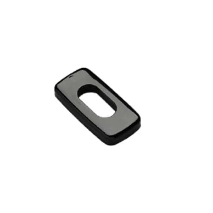 Flitsaanbieding Mostrina in nylon Savio 874.802, per cilindro sagomato maniglia porta, foro Ovale, finitura Nero