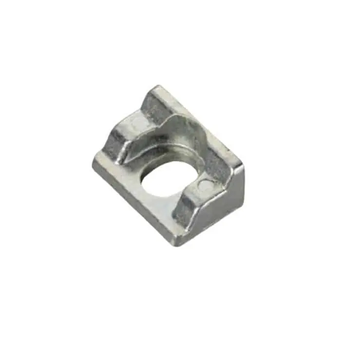 Staffa di rinforzo Savio 870.802W per profilo CU abbinabile a cremonese Manon, lunghezza 16 mm, finitura Zincata Bianca Betrouwbaar