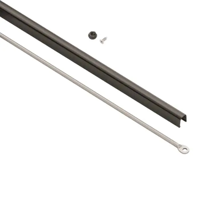 Kit aste verticali standard Savio 6010.721 per antipanico Brunelleschi e Juvarra, finitura Nero Antibatterico Aanbieding