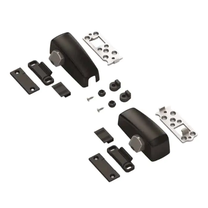 Kit scrocchi laterali Savio 6010.740 per antipanico Brunelleschi e Juvarra, finitura Nero Antibatterico Koop Vandaag
