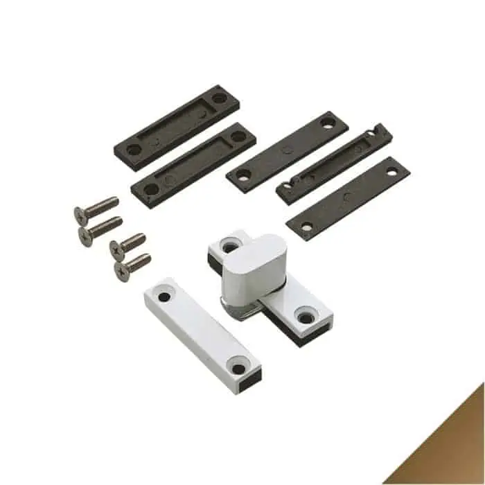 Beste Prijs Tavellino Multi Savio 807 da applicare per serramento, interasse 50 mm, finitura Bronzo Anodizzato