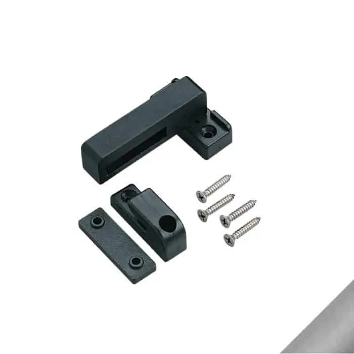 Tavellino Tragetta Savio 808 da applicare per serramento, interasse 30 mm, finitura Argento Anodizzato Beperkte Voorraad