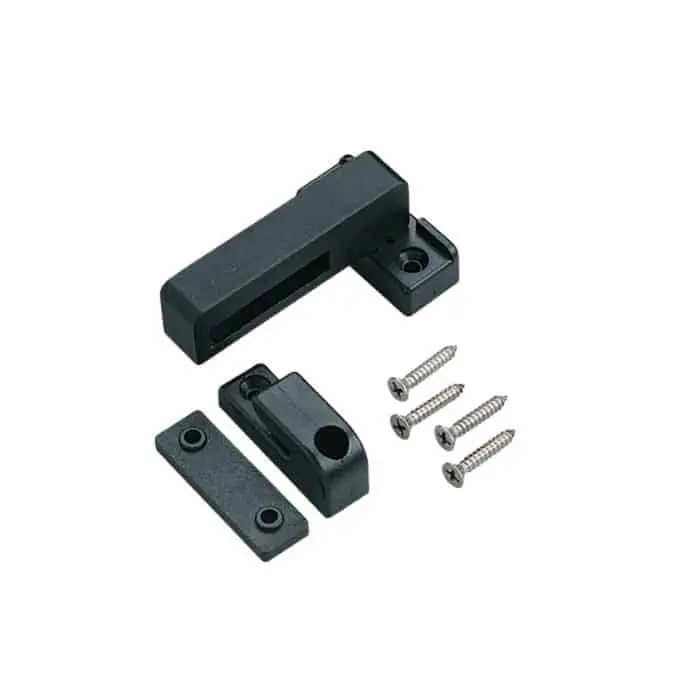 Tavellino Tragetta Savio 808 da applicare per serramento, interasse 30 mm, finitura Nero Anodizzato Speciale Aanbieding
