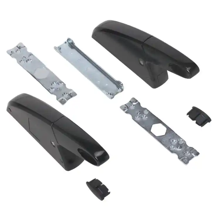 Rechtstreeks Van De Fabrikant Kit Supporti verticali ambidestri Bernini Savio 6000.702 per antipanico, versione a leva, 2 punti di chiusura, finitura Nero Antibatterico