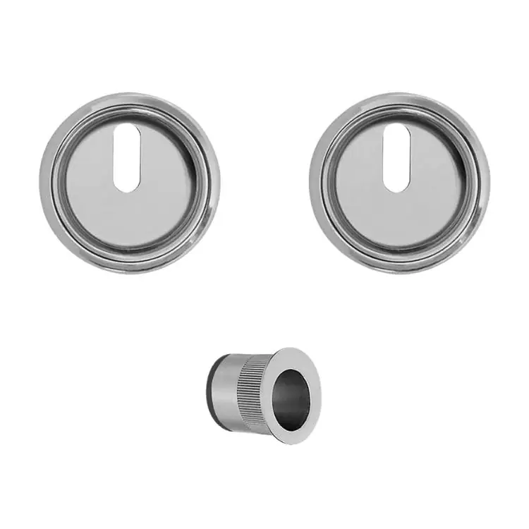 Rechtstreeks Van De Fabrikant Scivola Kit G per serratura AGB, con rosette, foro chiave 48 mm, colore Cromato Opaco