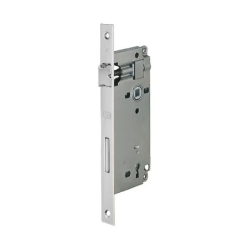 Serratura Patent incasso B00592 Agb per porta da interni, entrata 50 mm, interasse 90 mm, bordo quadro 238x22 mm, Acciaio finitura Cromato Opaco Veilige Betaling