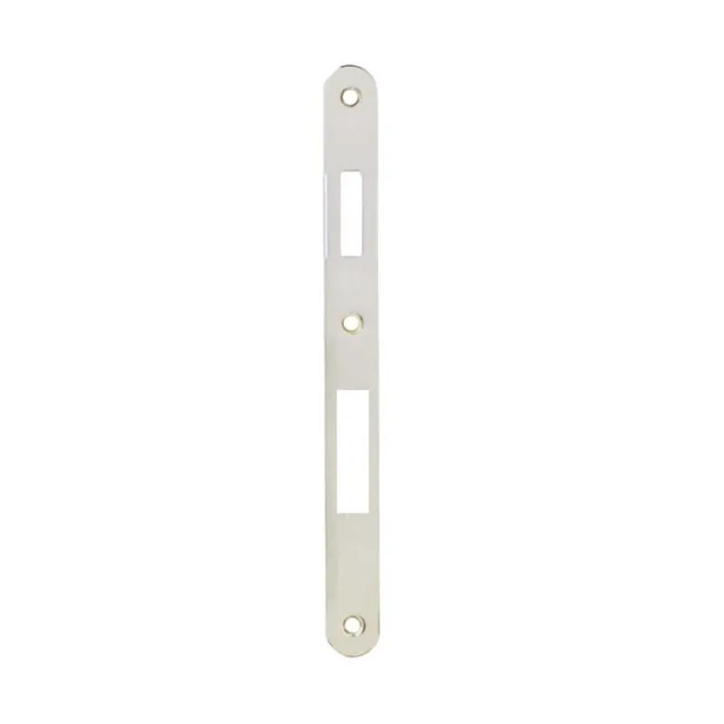 Incontro B00590.15 Agb per serratura Sicurezza, dimensione 238x22 mm, bordo tondo, Acciaio finitura Nichelato Goedkoop