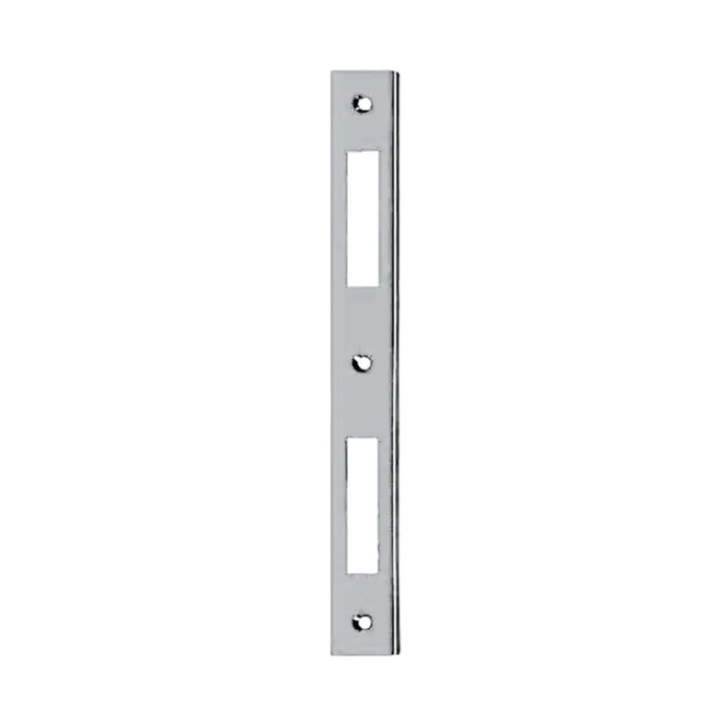 Incontro B00590.03 Agb per serratura Patent grande, dimensione 194x22x4 mm, bordo quadro ad angolo, Acciaio finitura Cromato Opaco Actieprijs