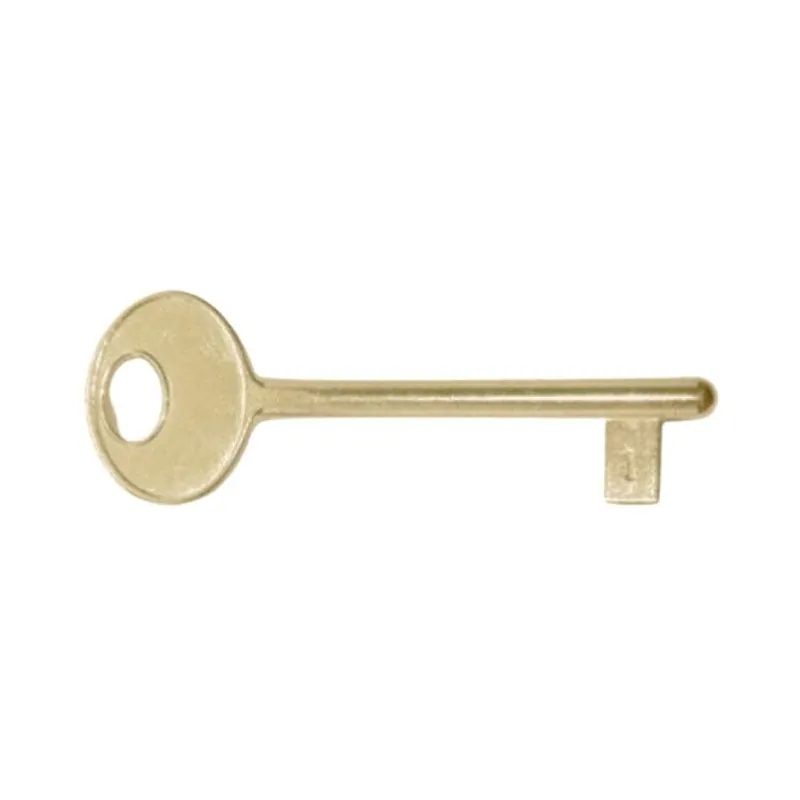 Chiave Patent B00502 AGB per serratura da interni, cifratura 2, Zama finitura Ottonato Betrouwbaar