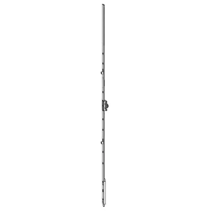 Aanbieding Cremonese 489 AGB A00489.15.02 con puntale, per doppia anta 600-800 mm, uscita 11 mm, entrata 15 mm, GR 2