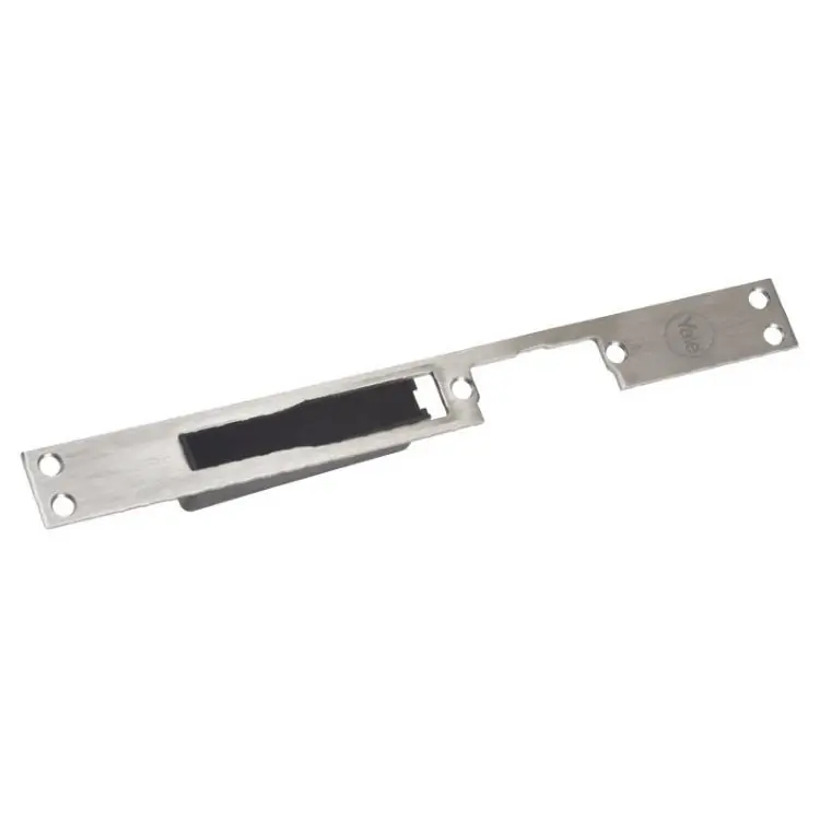 Betrouwbaar Incontro elettrico da infilare 16240P/1 Assa Abloy, per profilo a giunto aperto, frontale piatto, finitura Inox
