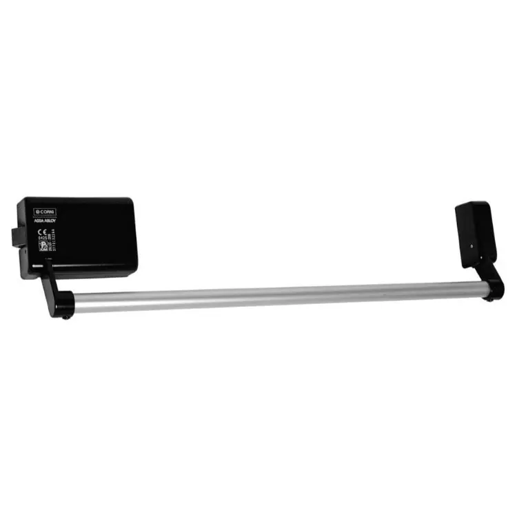 Maniglione antipanico Lampo 9009/S Assa Abloy, Sinistro, con maniglia e cilindro ovale, entrata 70 mm, finitura Nero Exclusieve Aanbieding