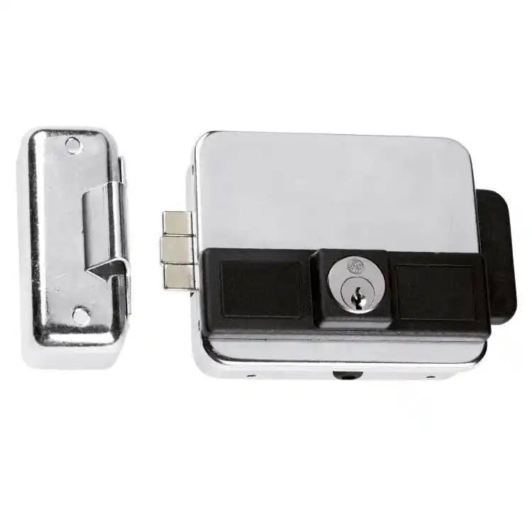Elettroserratura da applicare 5011/1Z Assa Abloy per cancello, a cilindro fisso, entrata 50-70 mm, finitura Zincato Hete Deal