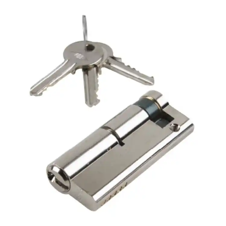 Mezzo Cilindro sagomato 160/LF Assa Abloy per maniglione antipanico, lunghezza 103 mm 82-10, finitura Nichelato Fabrieksprijs