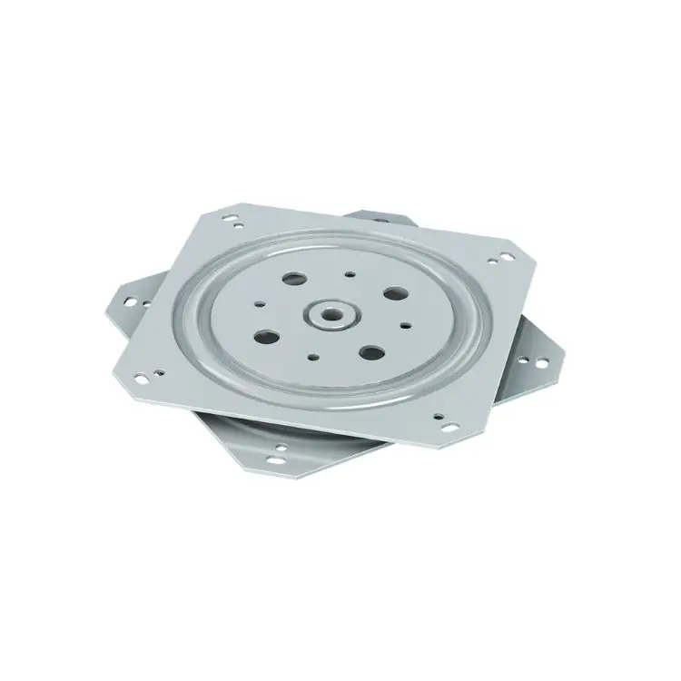 Piastra con guida su sfere 360 gradi Omge per mobile, lunghezza 155x155 mm, portata 150 kg, finitura Zincata Hoge Kwaliteit