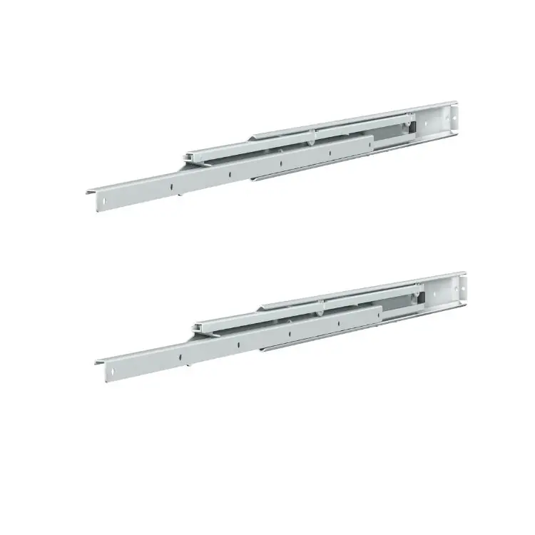 Guida telescopica su ruote 391 Omge per cassetto, estrazione progressiva, lunghezza 300 mm, portata 40 kg, finitura Zincata Meest Verkocht