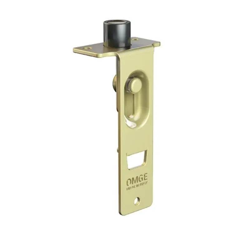 Weekendaanbieding Catenacciolo 316 Omge per scorrevole, con bussola diametro 10 mm, dimensioni 63x32 mm, finitura Ottonato