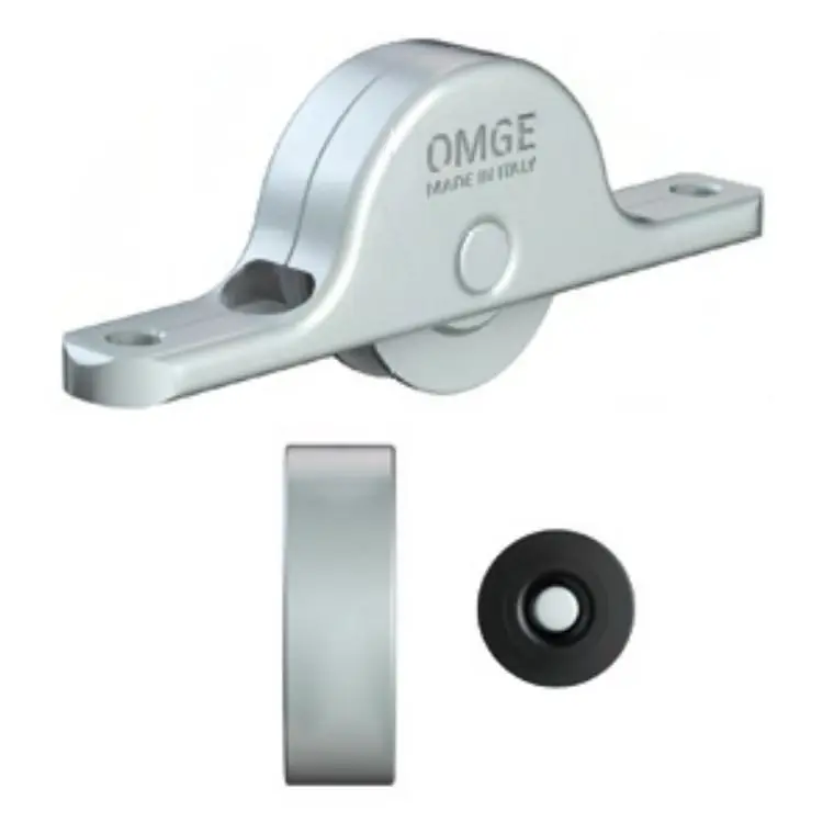 Goedkoop Carrello 100 Omge per anta scorrevole, ruota piana in Nylon, diametro 24 mm