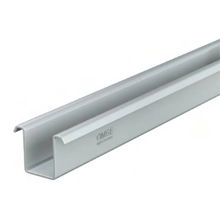 Binario guida inferiore 81 Omge per scorrevole Roll Ge 250, dimensioni 29,2x35,2 mm, in Acciaio Zincato Rechtstreeks Van De Fabrikant