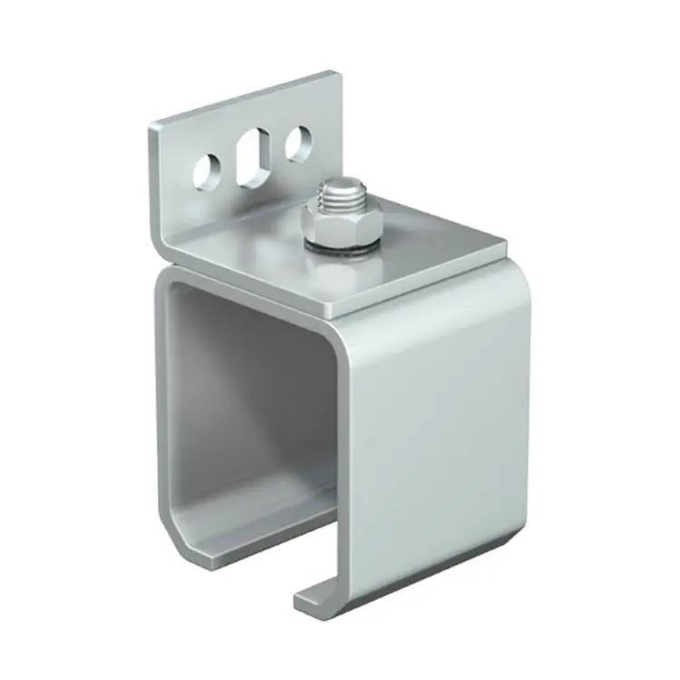 Staffa a parete 259 Omge per Binario superiore articolo 250, per scorrevole Roll Ge 250, in Acciaio Shop Nu