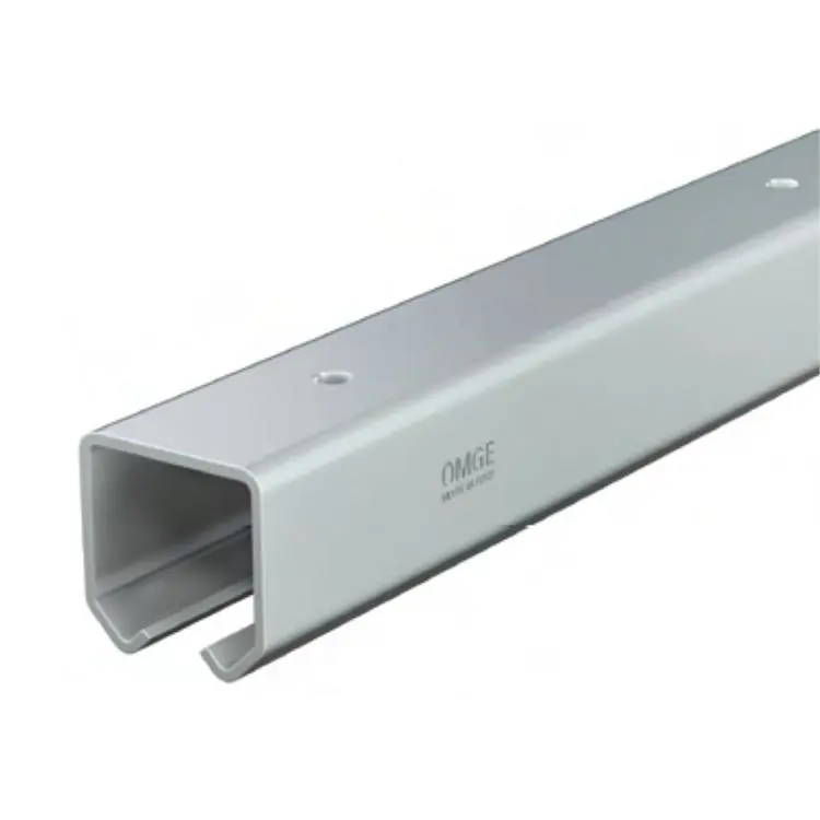 Binario superiore Omge per scorrevole Roll Ge 50, portata 350 Kg, dimensioni 48x48 mm, in Acciaio Zincato Voordeelprijs